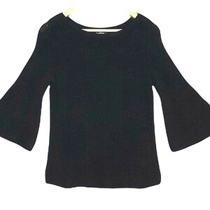 Lord & Taylor Trumpet Sleeve Sweater size S